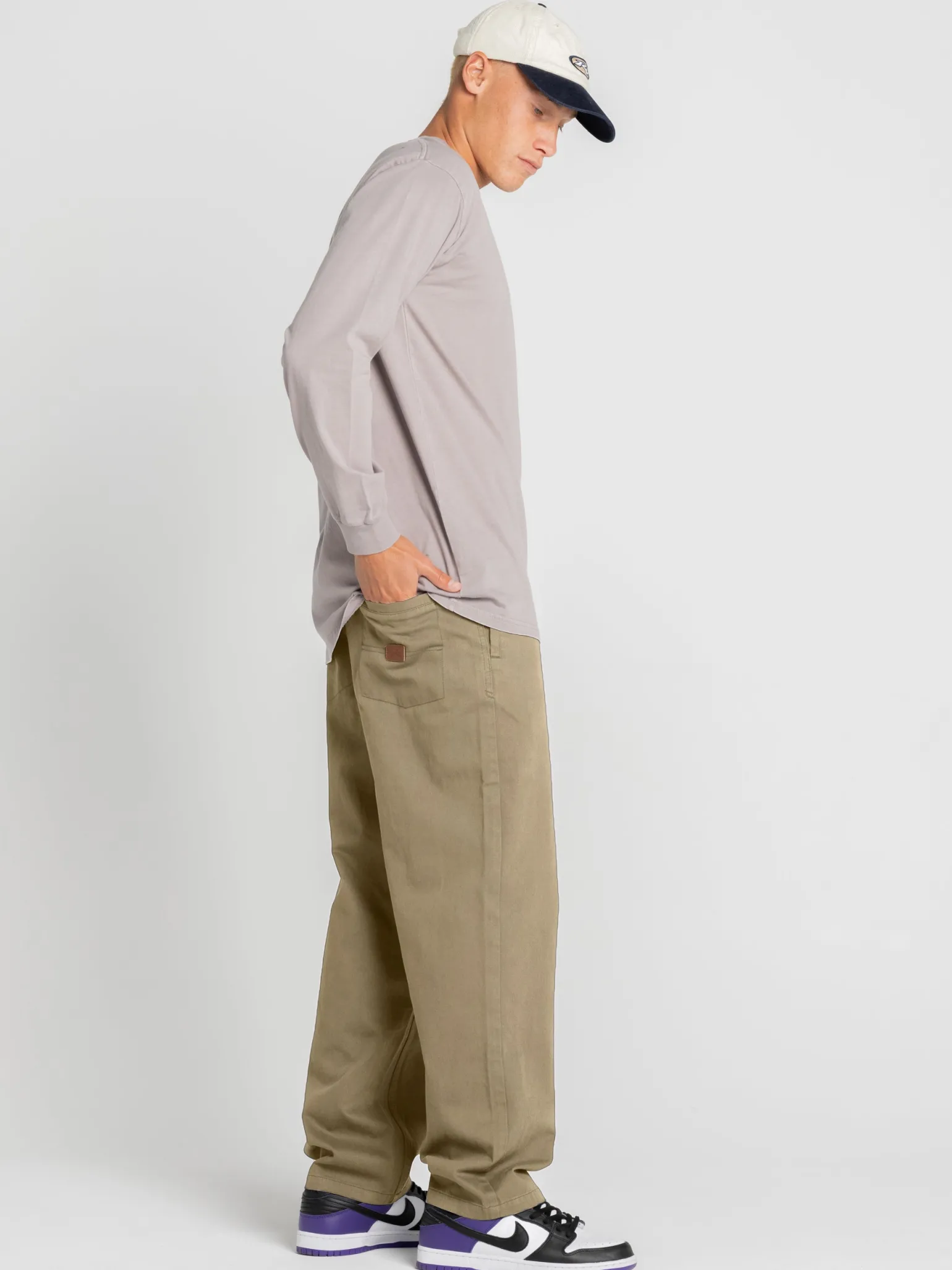 Pantalon Elastico De Corte Holgado Para Nino Grande>Rusty Fashion