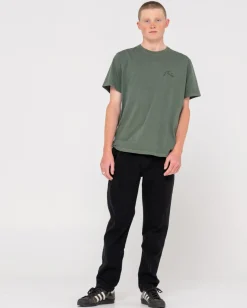 Pantalon Elastico De Corte Recto Para Nino Medio><noscript><img width=