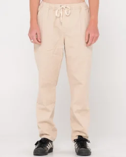 Pantalon Elastico De Corte Recto Para Nino Medio>Rusty Discount