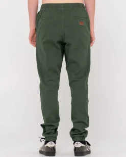 Pantalon Elastico De Corte Slim Con Gancho>Rusty Cheap