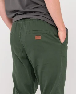 Pantalon Elastico De Corte Slim Con Gancho><noscript><img width=