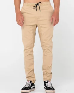 Pantalon Elastico De Corte Slim Con Gancho>Rusty Flash Sale