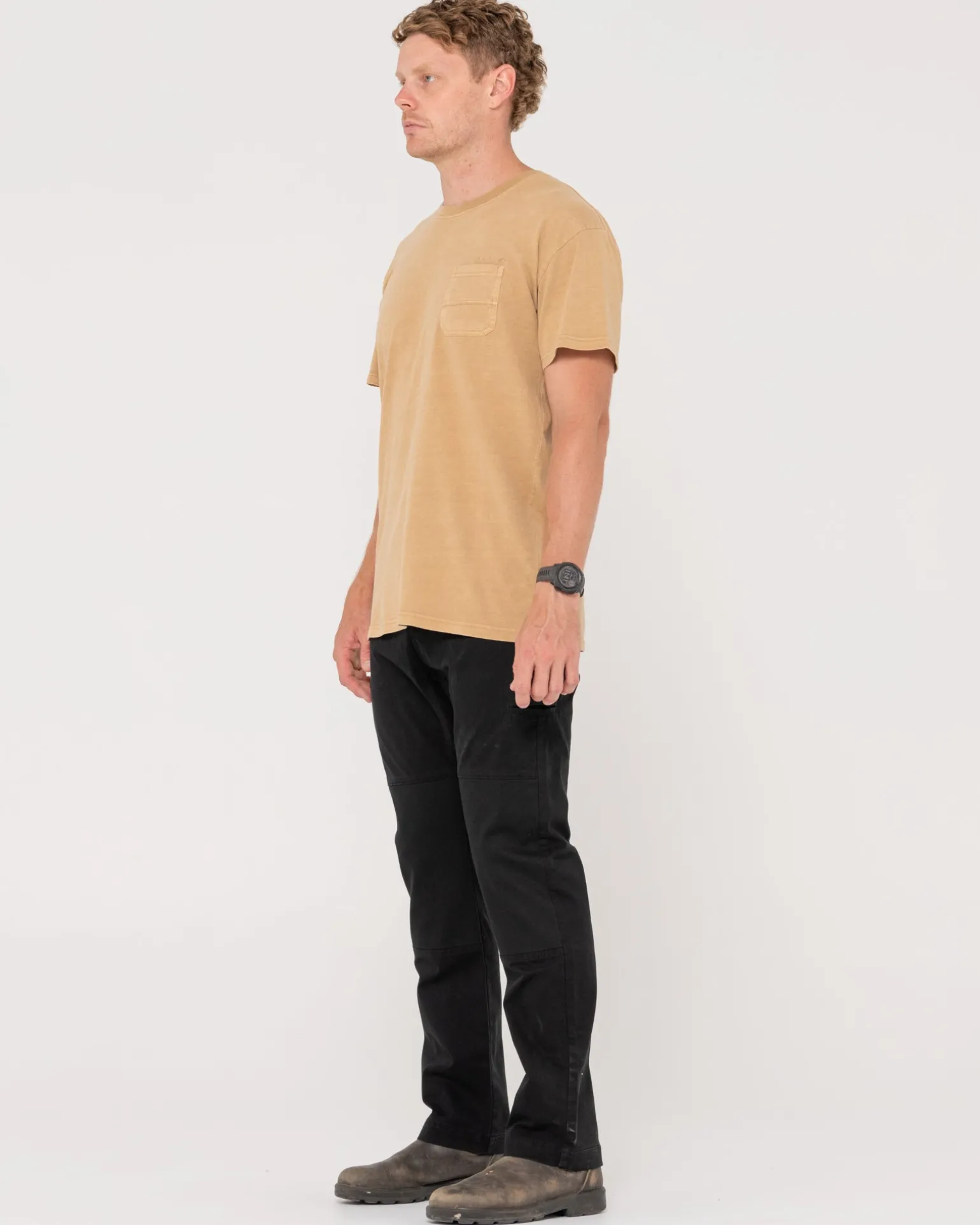 Pantalon Elastico De Levantamiento Pesado>Rusty Clearance