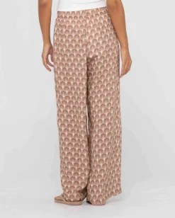 Pantalones Panama Estampados De Talle Alto><noscript><img width=
