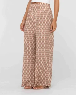 Pantalones Panama Estampados De Talle Alto><noscript><img width=