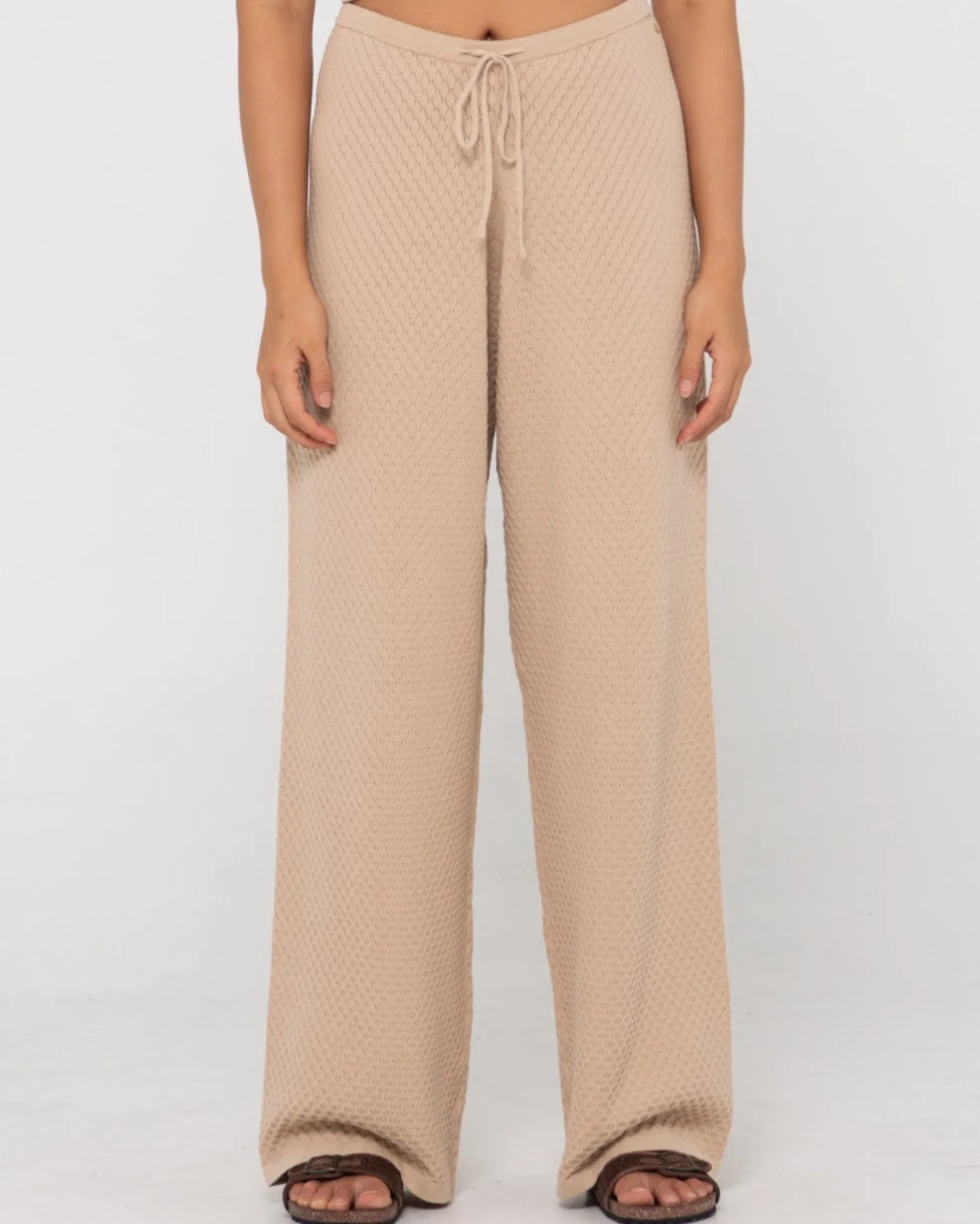 Pantalon Florence De Talle Alto Y Corte Relajado>Rusty Shop