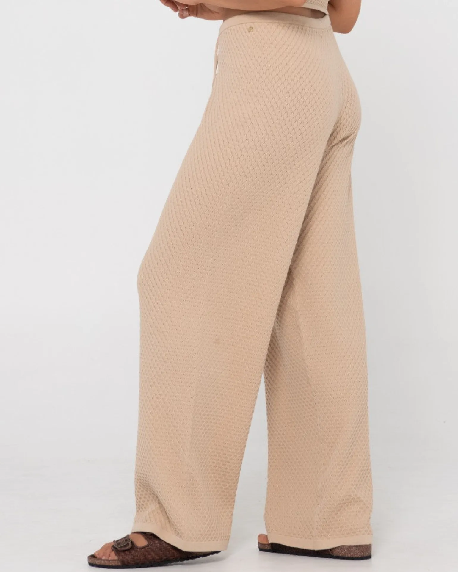 Pantalon Florence De Talle Alto Y Corte Relajado>Rusty Shop