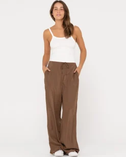 Pantalon Porter De Talle Alto Y Ajuste Relajado><noscript><img width=