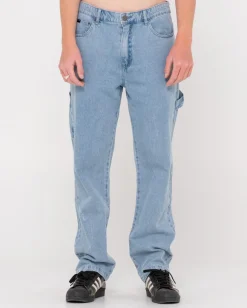 Pantalon Vaquero De Corte Recto Con Peto>Rusty Best