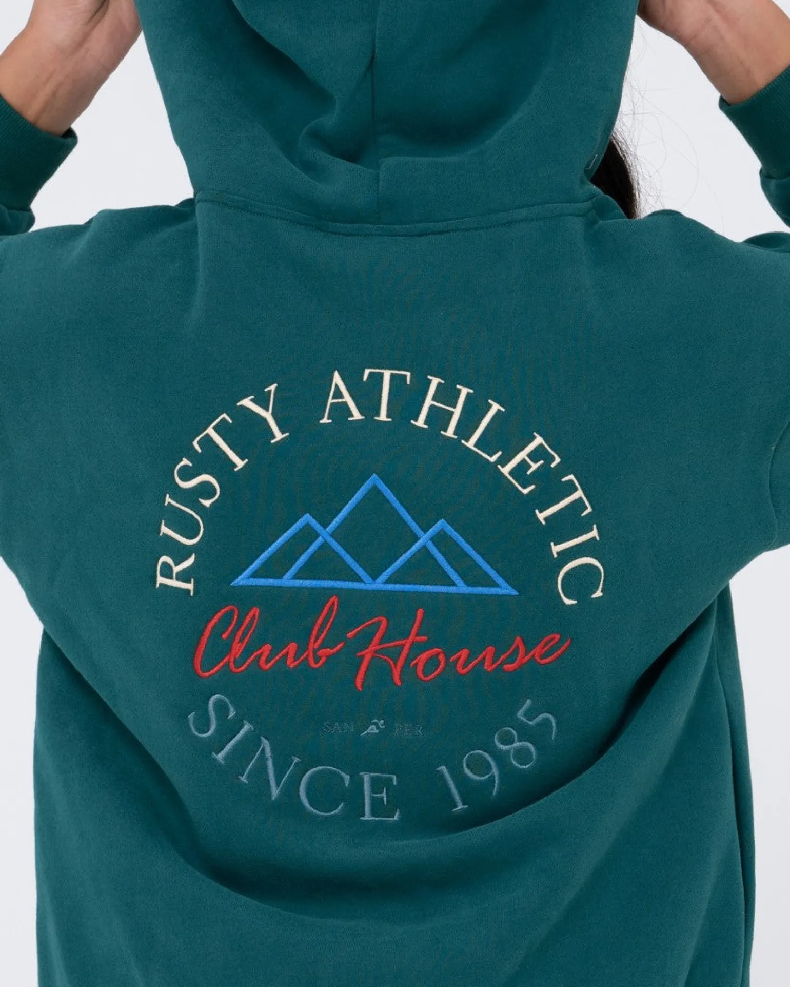 Polar Con Capucha Relajado Athletic>Rusty Shop