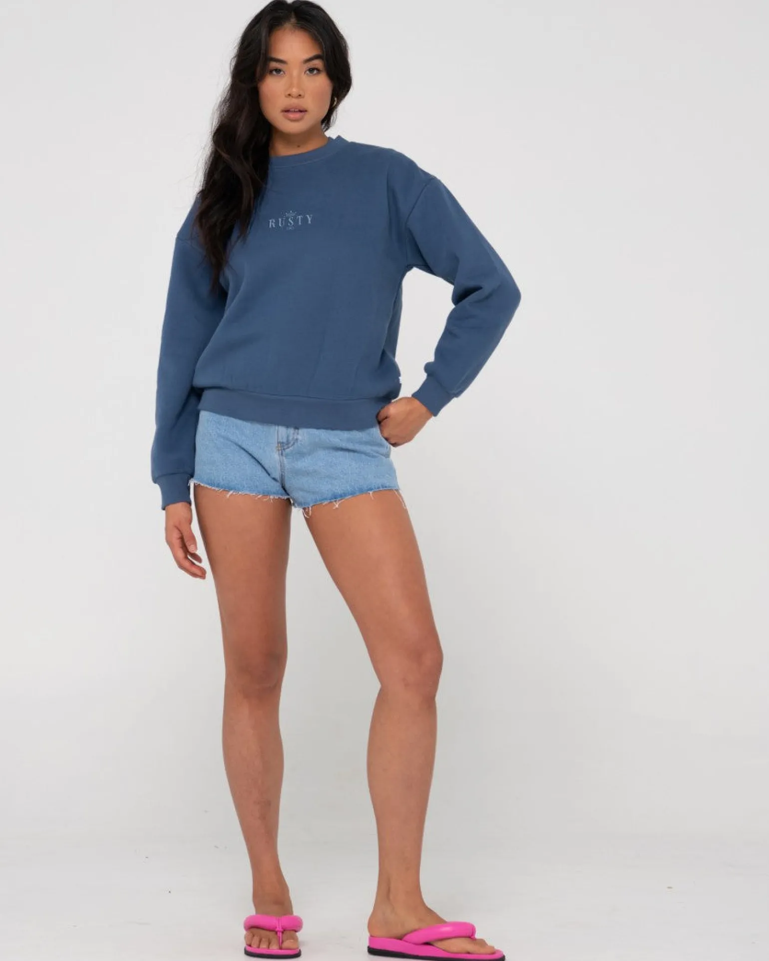 Polar Con Cuello Redondo Relajado Sunrise>Rusty Online