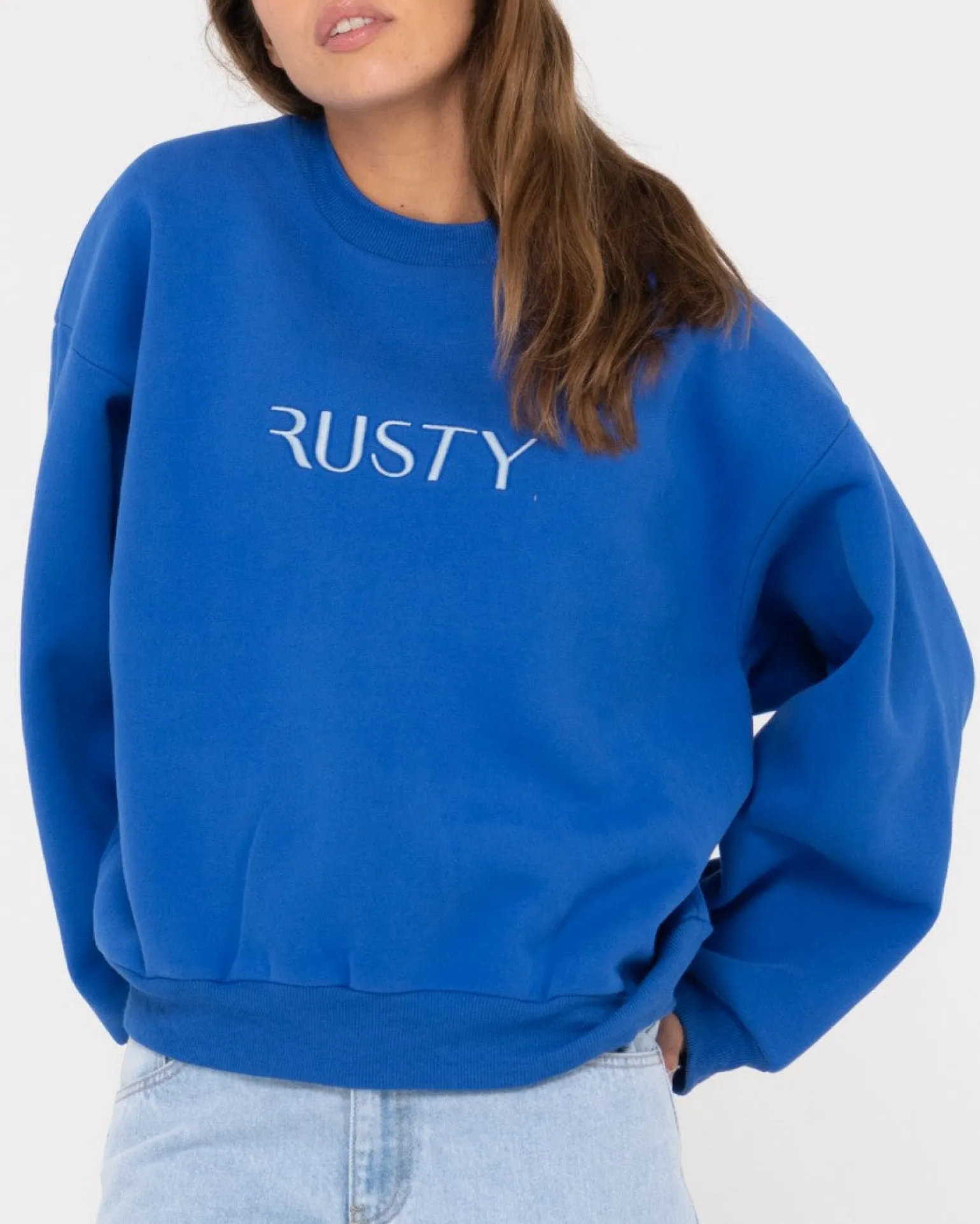 Polar De Cuello Redondo Extragrande Con Firma>Rusty Best Sale