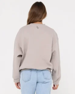 Polar De Cuello Redondo Extragrande Con Firma>Rusty Store