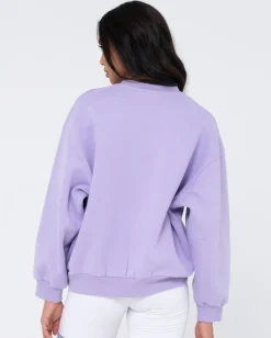 Polar Extragrande Con Cuello Redondo Y Texto>Rusty Fashion