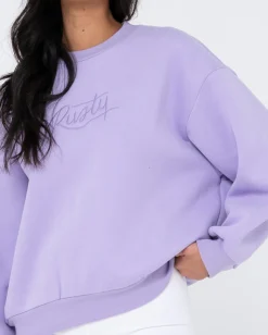 Polar Extragrande Con Cuello Redondo Y Texto><noscript><img width=