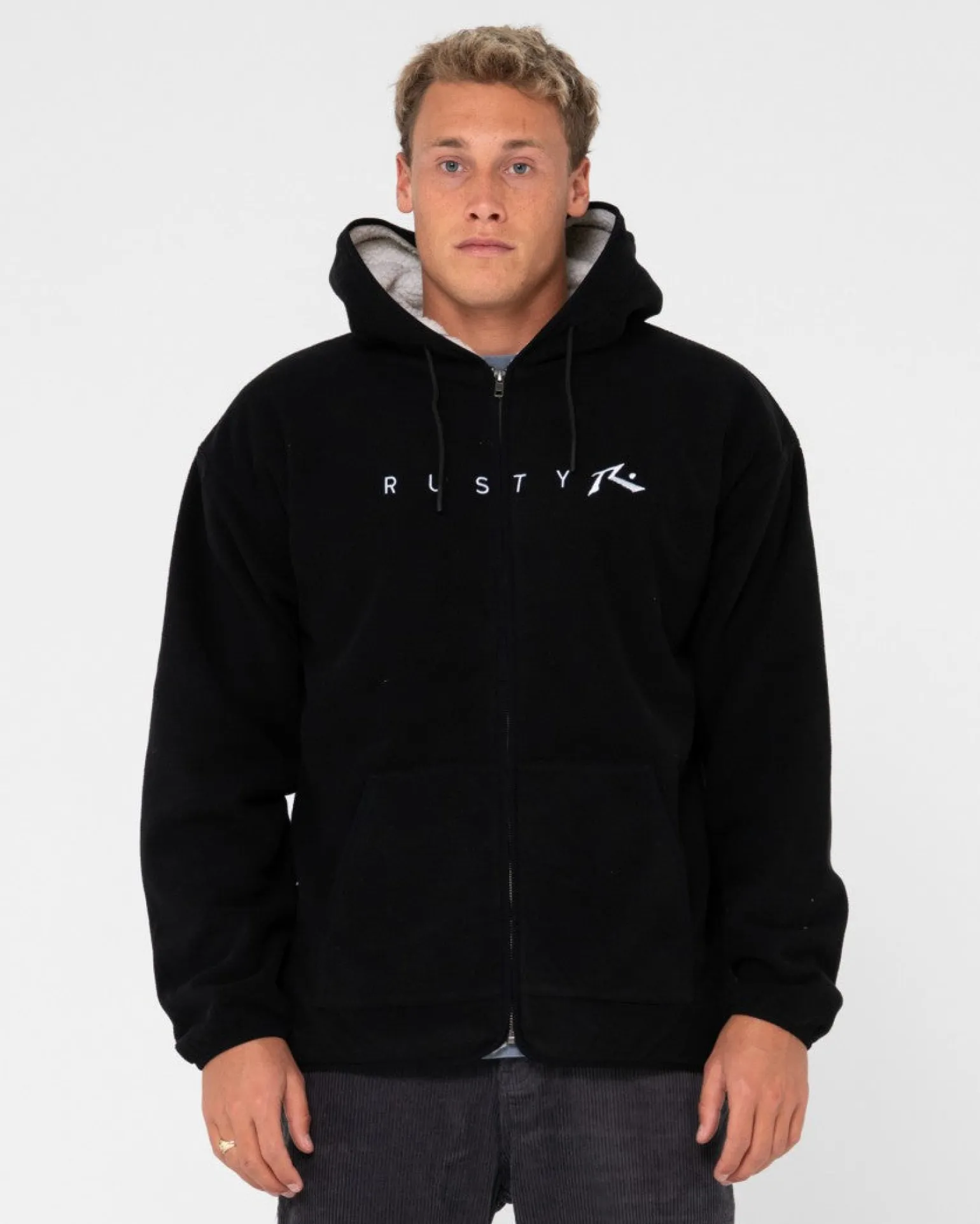 Polar Polar Con Cremallera Sherpa En Linea>Rusty Hot