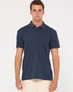 Polo De Manga Corta Con Lavado Comp>Rusty Store
