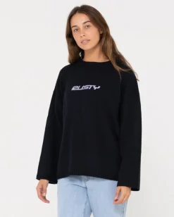 Punto Rider Relajado Con Cuello Redondo><noscript><img width=