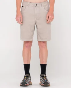 Rifts Pantalon Corto De Pana Con Lavado Vintage Y 5 Bolsillos>Rusty Shop