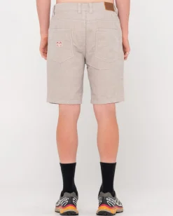 Rifts Pantalon Corto De Pana Con Lavado Vintage Y 5 Bolsillos>Rusty Shop