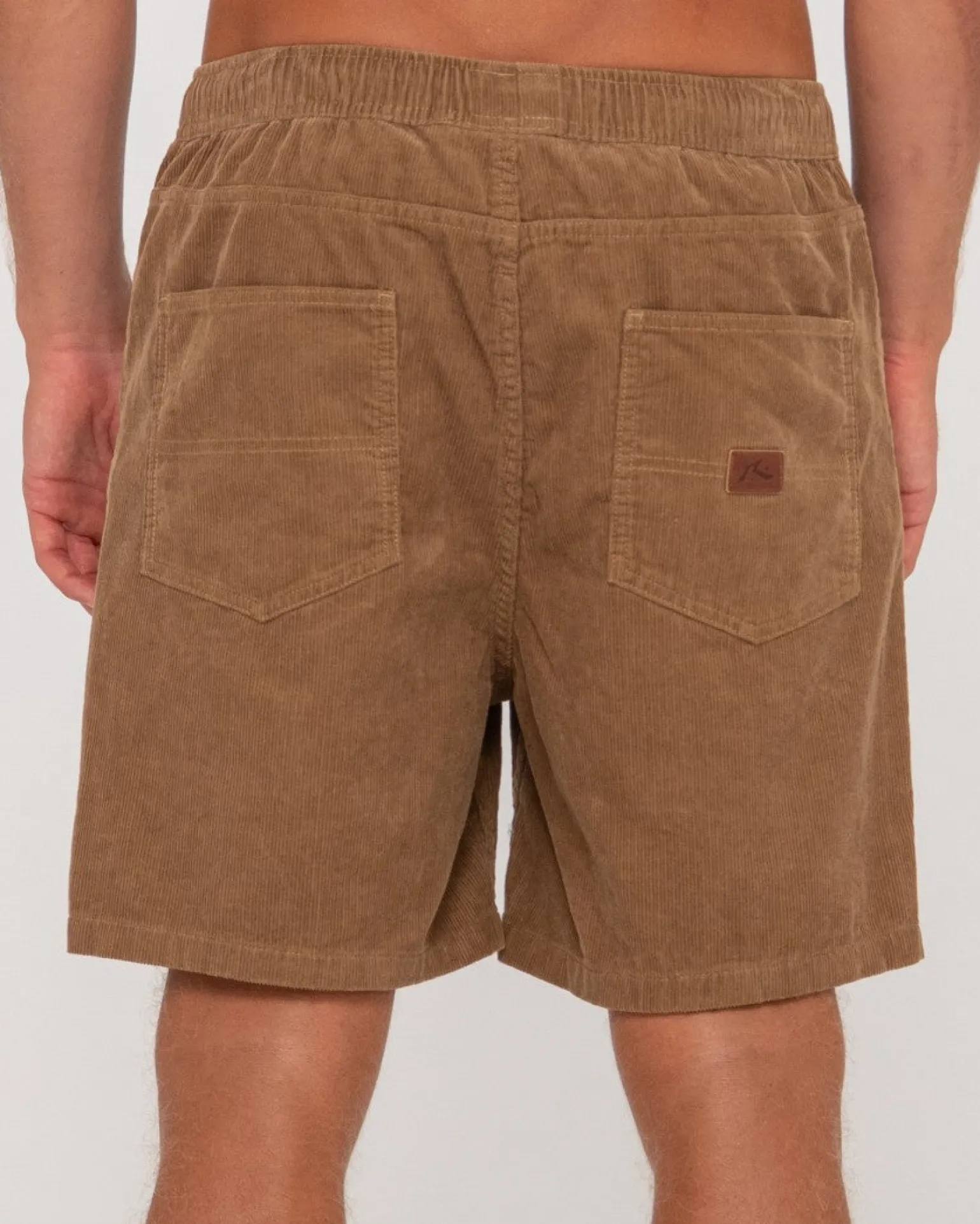 Rifts 14 Wale Pantalon Corto De Cordon Elastico Con Lavado Vintage>Rusty New