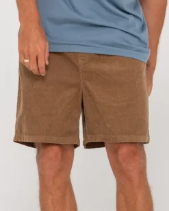 Rifts 14 Wale Pantalon Corto De Cordon Elastico Con Lavado Vintage><noscript><img width=
