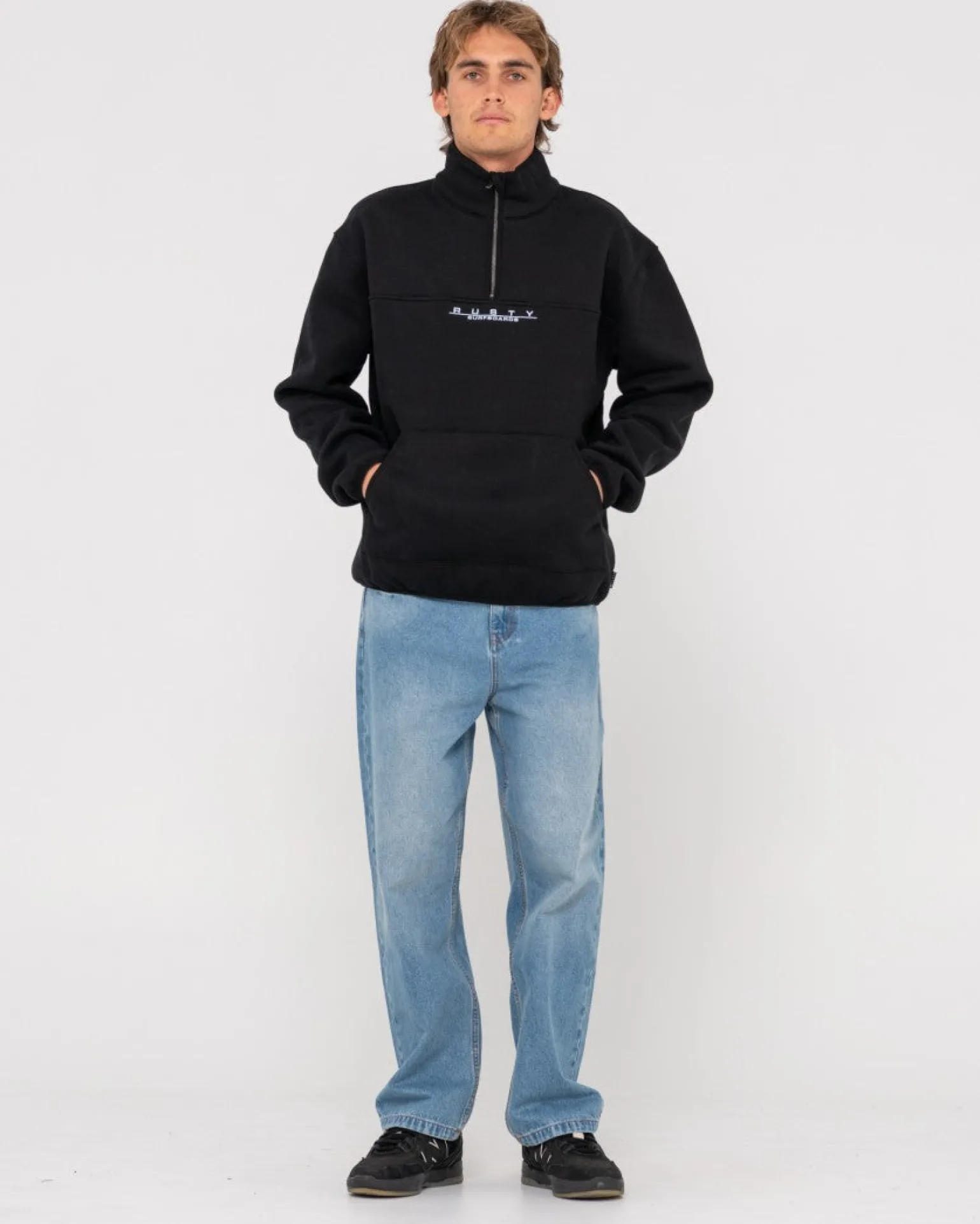 Rs Super Polar Relajado Con Cremallera 1/4>Rusty Fashion