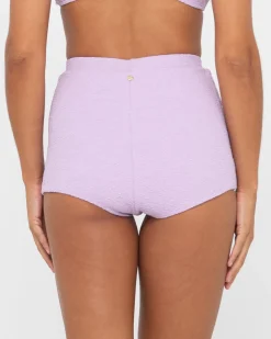 Shorts Surferos De Talle Alto Con Textura De Sandalo><noscript><img width=