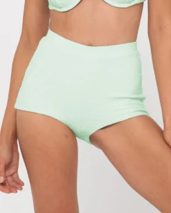 Shorts Surferos De Talle Alto Con Textura De Sandalo><noscript><img width=