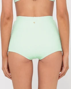 Shorts Surferos De Talle Alto Con Textura De Sandalo><noscript><img width=