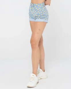 Shorts Vaqueros De Talle Alto Daisy><noscript><img width=