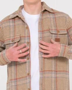 Sobrecamisa De Pata De Gallo><noscript><img width=