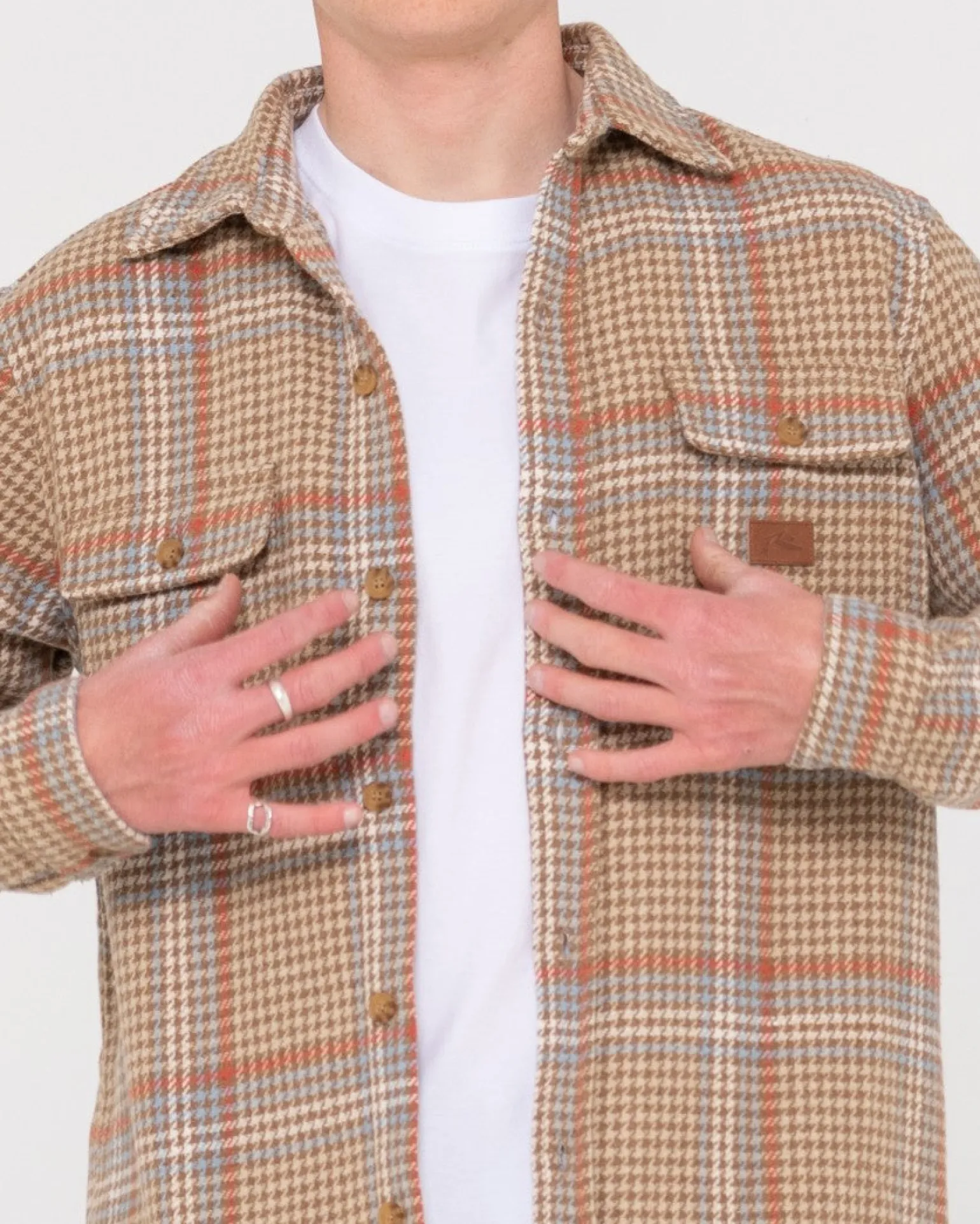 Sobrecamisa De Pata De Gallo>Rusty Best