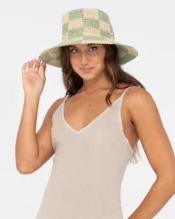 Sombrero De Pescador De Paja Natural Ariel>Rusty Cheap