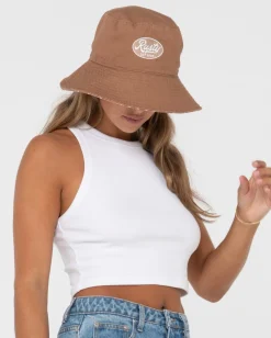 Sombrero De Pescador Estampado Reversible Vacay Time><noscript><img width=