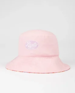 Sombrero De Pescador Estampado Reversible Vacay Time><noscript><img width=