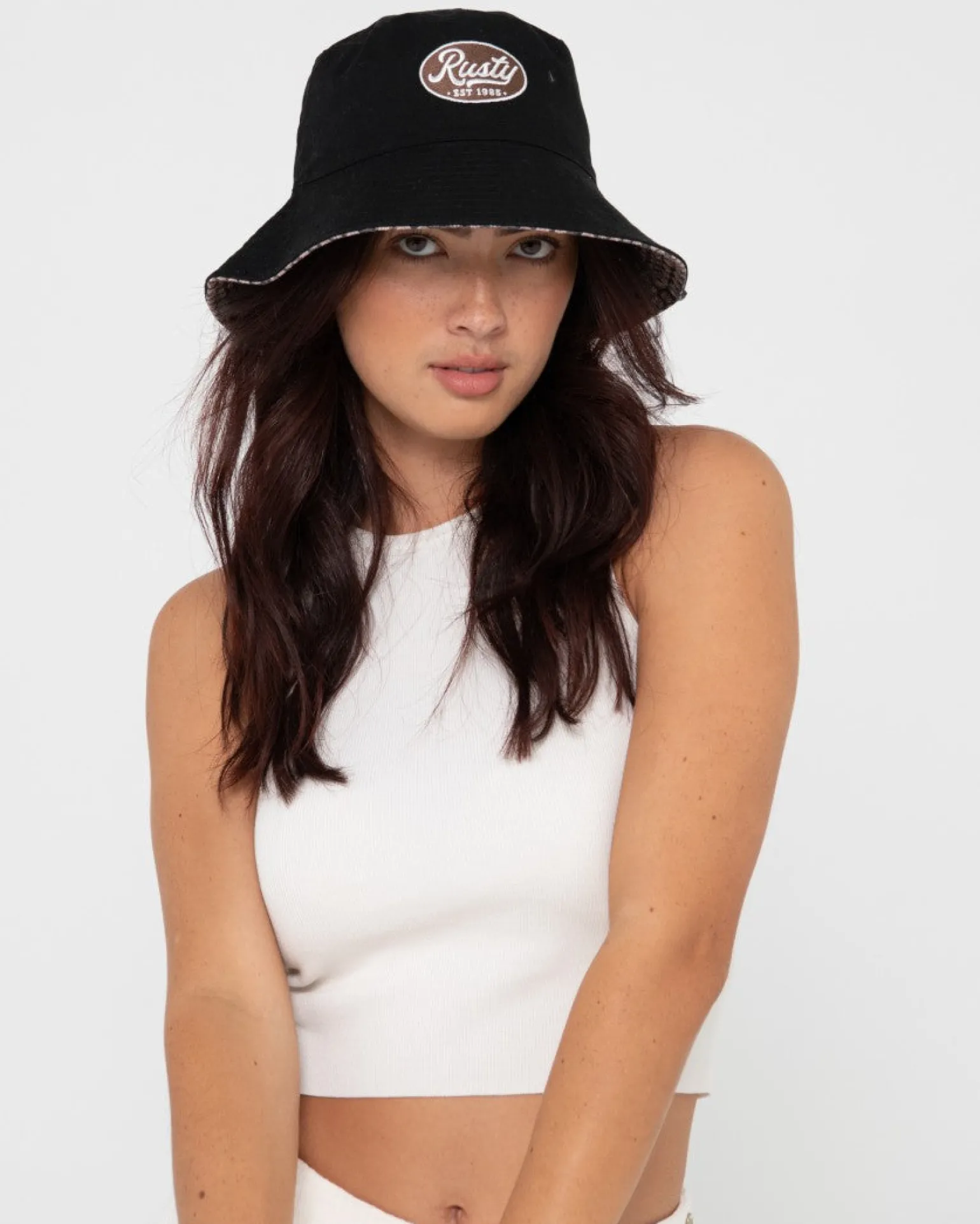 Sombrero De Pescador Reversible Vacay Time>Rusty Store