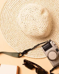 Sombrero De Playa De Paja De Ala Ancha Romance><noscript><img width=