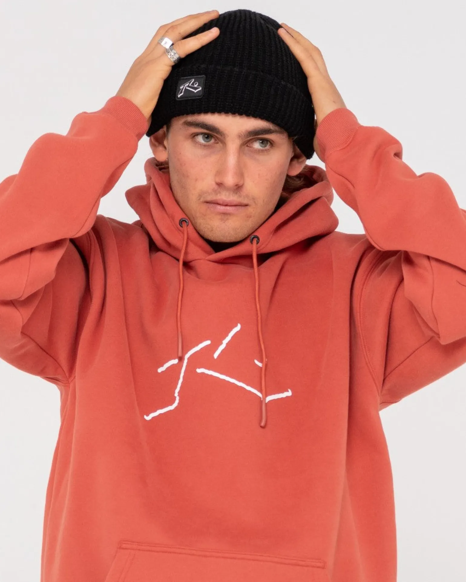 Sudadera Con Capucha De Polar Super Relajada Shadow R>Rusty Store