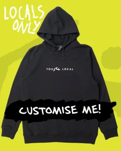 Sudadera Con Capucha De Tejido Polar Con Estampado Personalizado De Locals Only>Rusty Discount
