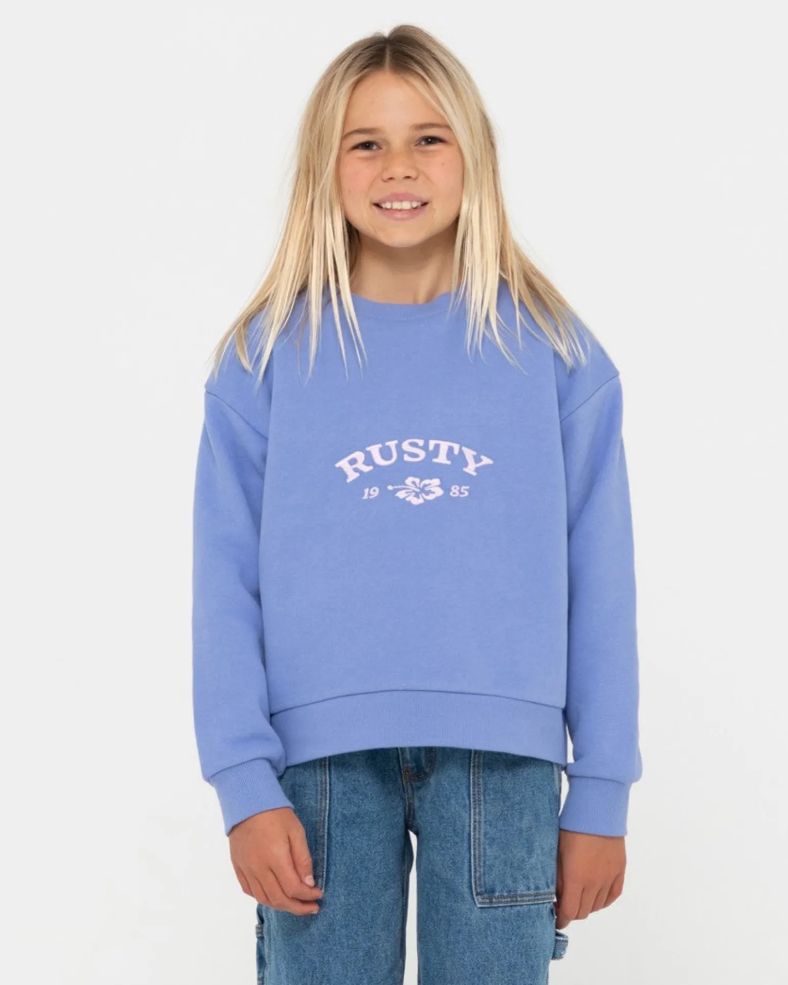 Thriving Relaxed Crew Polar Para Ninas>Rusty Best Sale
