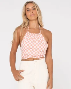 Top Con Cuello Halter Bad Habits>Rusty Fashion