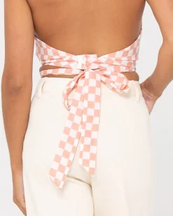 Top Con Cuello Halter Bad Habits><noscript><img width=