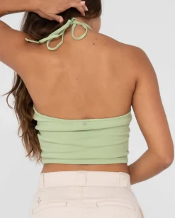 Top Corto Con Escote Halter Y Abertura Vicky><noscript><img width=