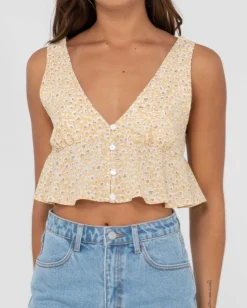 Top Corto Con Estampado Floral Magnolia><noscript><img width=