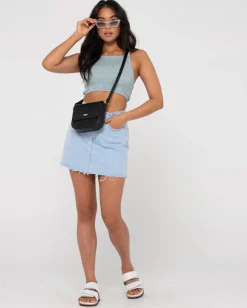 Top Corto Fruncido Danielle><noscript><img width=