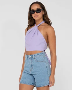 Top Corto Halter Retorcido Harlet><noscript><img width=