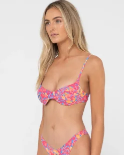 Top De Bikini Balconette Con Estampado Rio Hibiscus><noscript><img width=