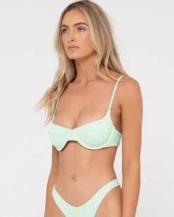 Top De Bikini Balconette Con Textura De Sandalo><noscript><img width=