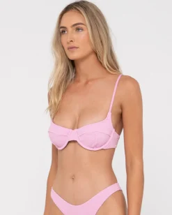 Top De Bikini Balconette Con Textura De Sandalo><noscript><img width=